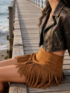 Women's Tassel Skirt Western Cowgirl